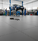 Commercial Garage Floor Tiles | 20 Tonne Load Rating | Oil-Resistant PVC