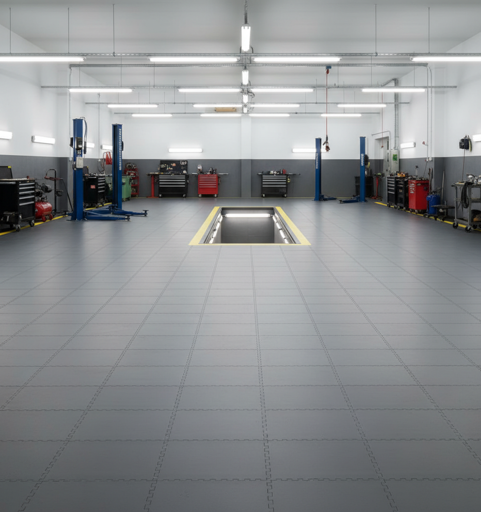 Trade Workshop Flooring - Oil & Chemical Resistant