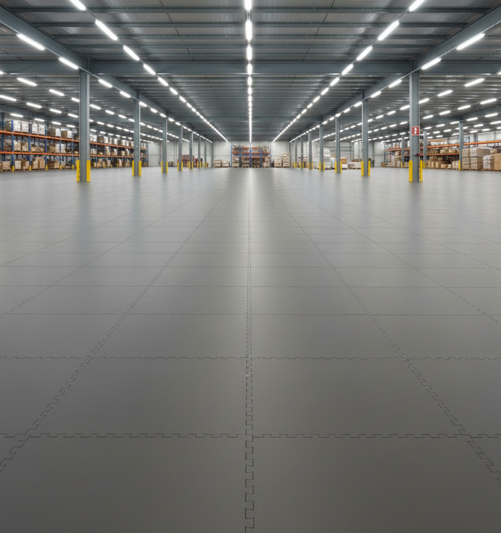 Epoxy Alternative Floor Tiles - Zero Cure Downtime