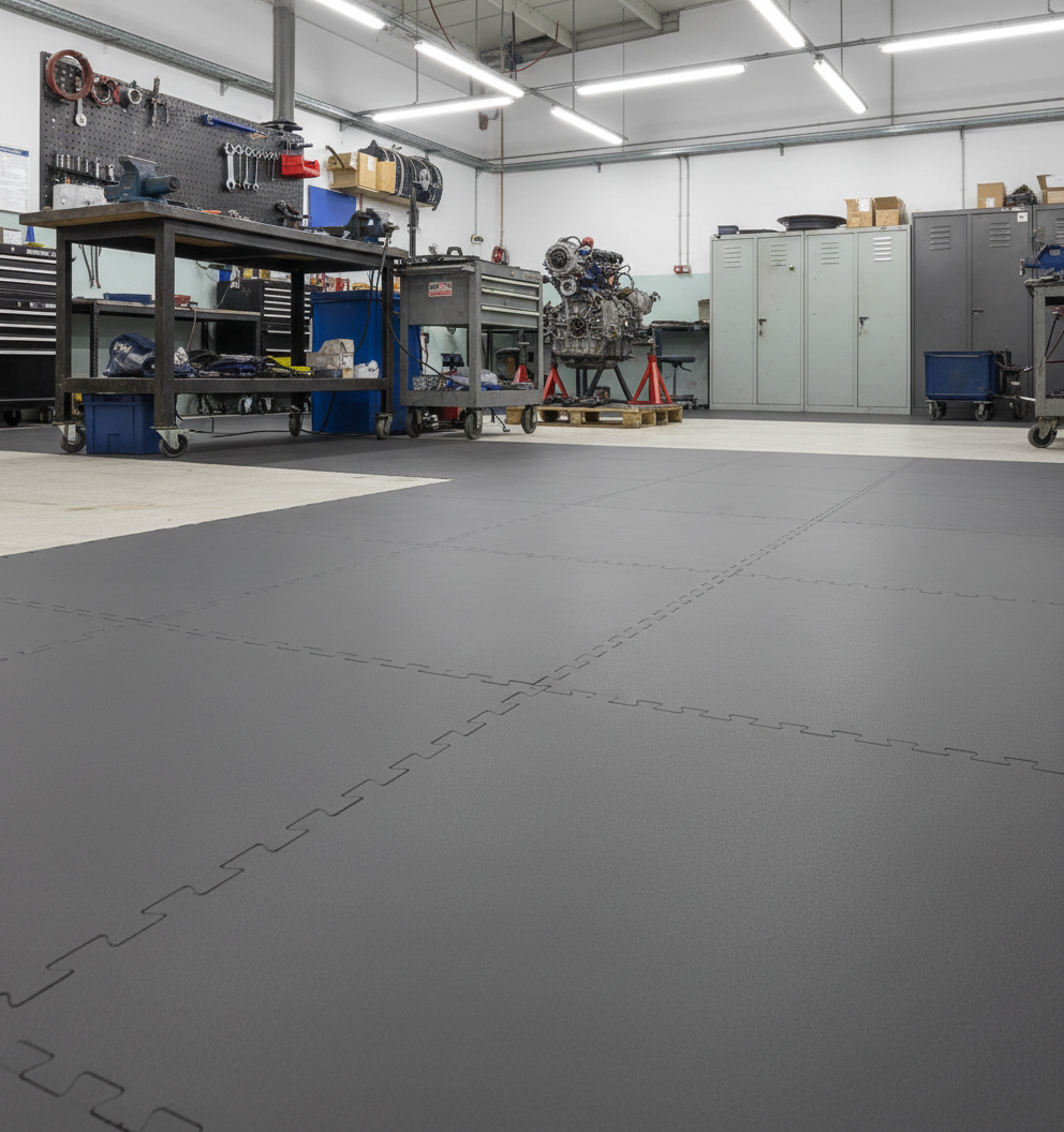 Industrial Floor Tiles - Better Than Epoxy