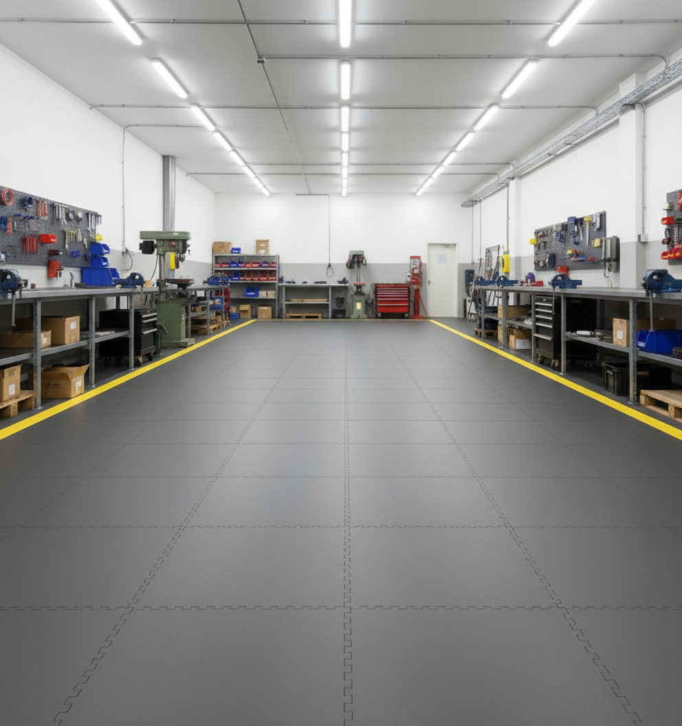 Industrial Floor Tiles - Better Than Epoxy