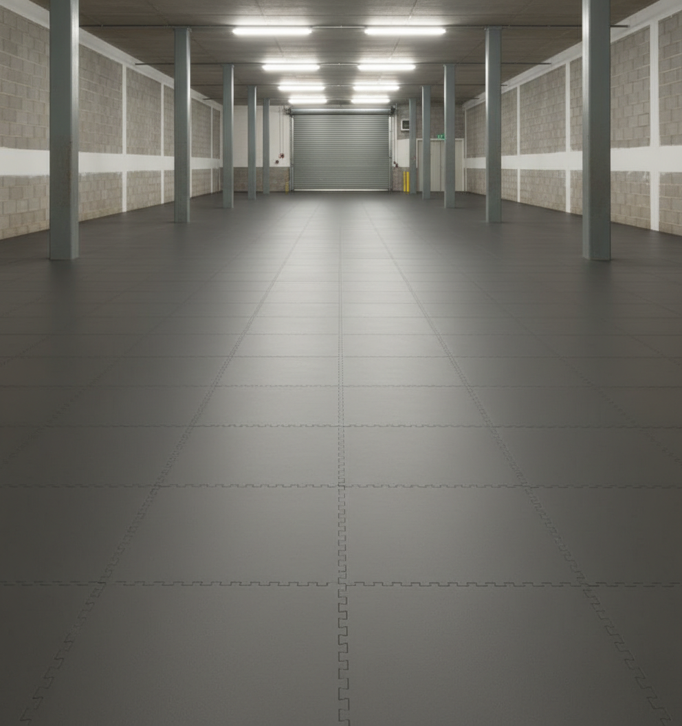 Concrete Floor Covering Tiles - Direct Overlay System