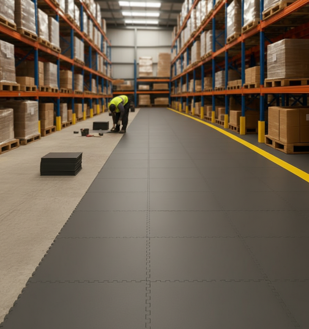 Heavy-Duty Concrete Overlay Tiles - 20 Tonne Rated
