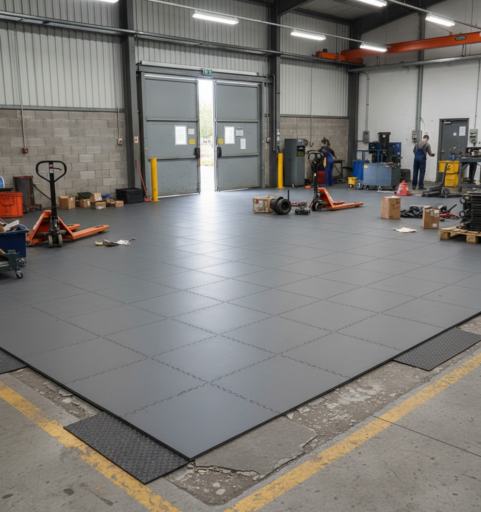 Heavy-Duty Concrete Overlay Tiles - 20 Tonne Rated