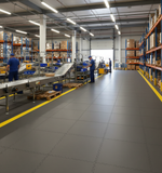 Logistics Centre Flooring - Quick Section Install