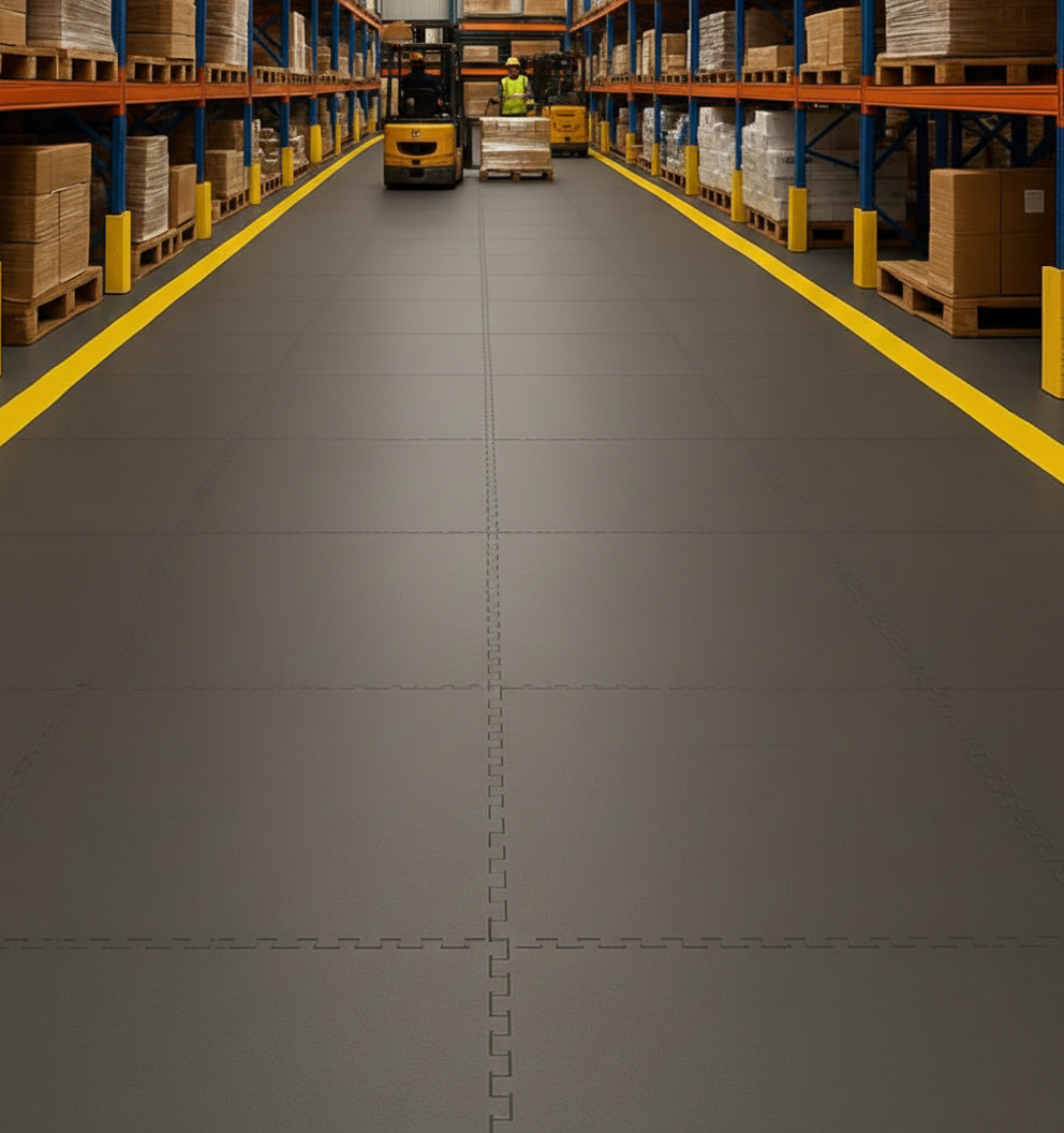 Heavy-Duty DC Floor Tiles - Dust-Free Surface