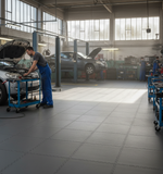 Car Workshop Floor Tiles - Service Bay Grade