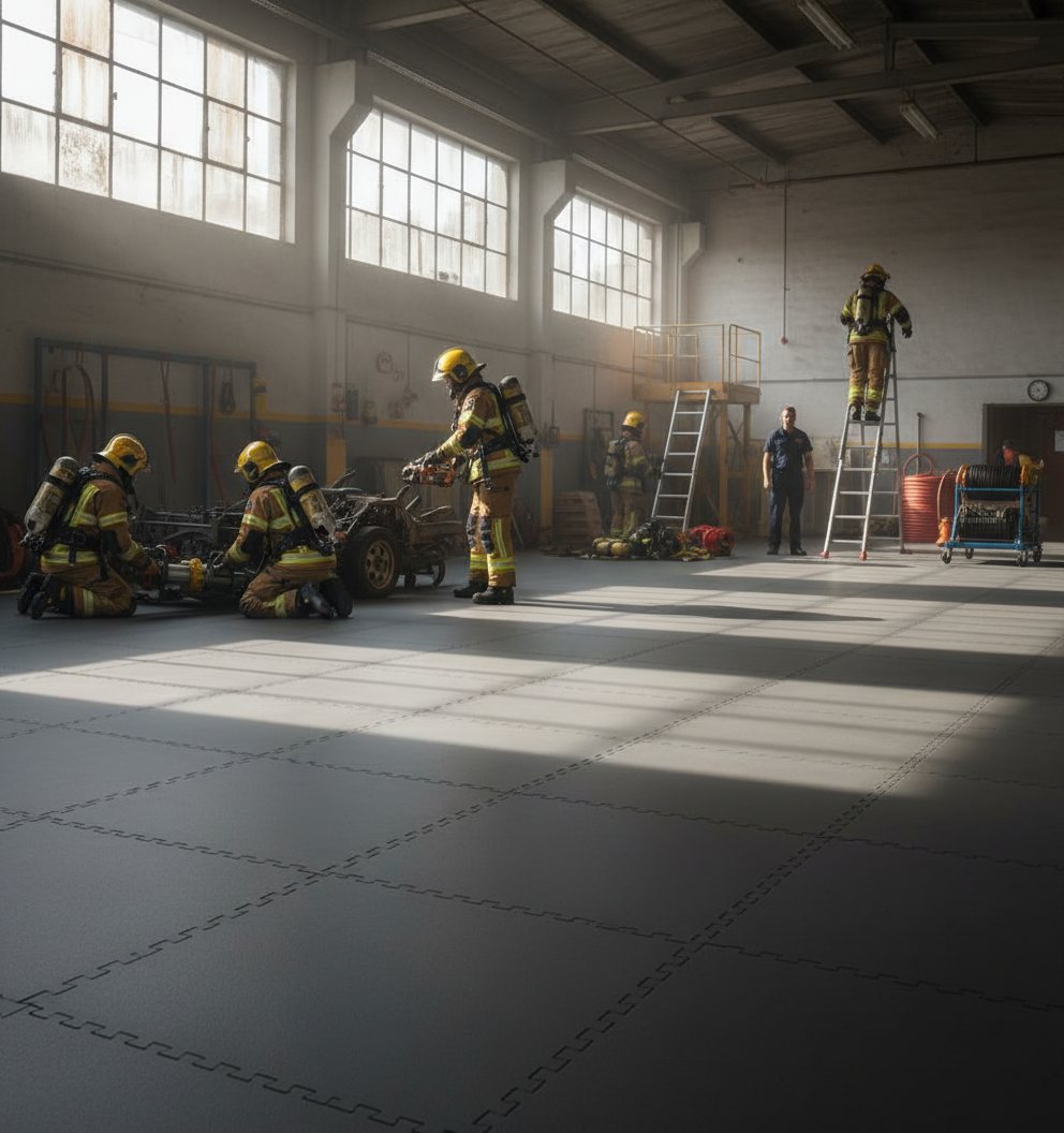 Fire Engine Bay Flooring - Appliance Weight Rated