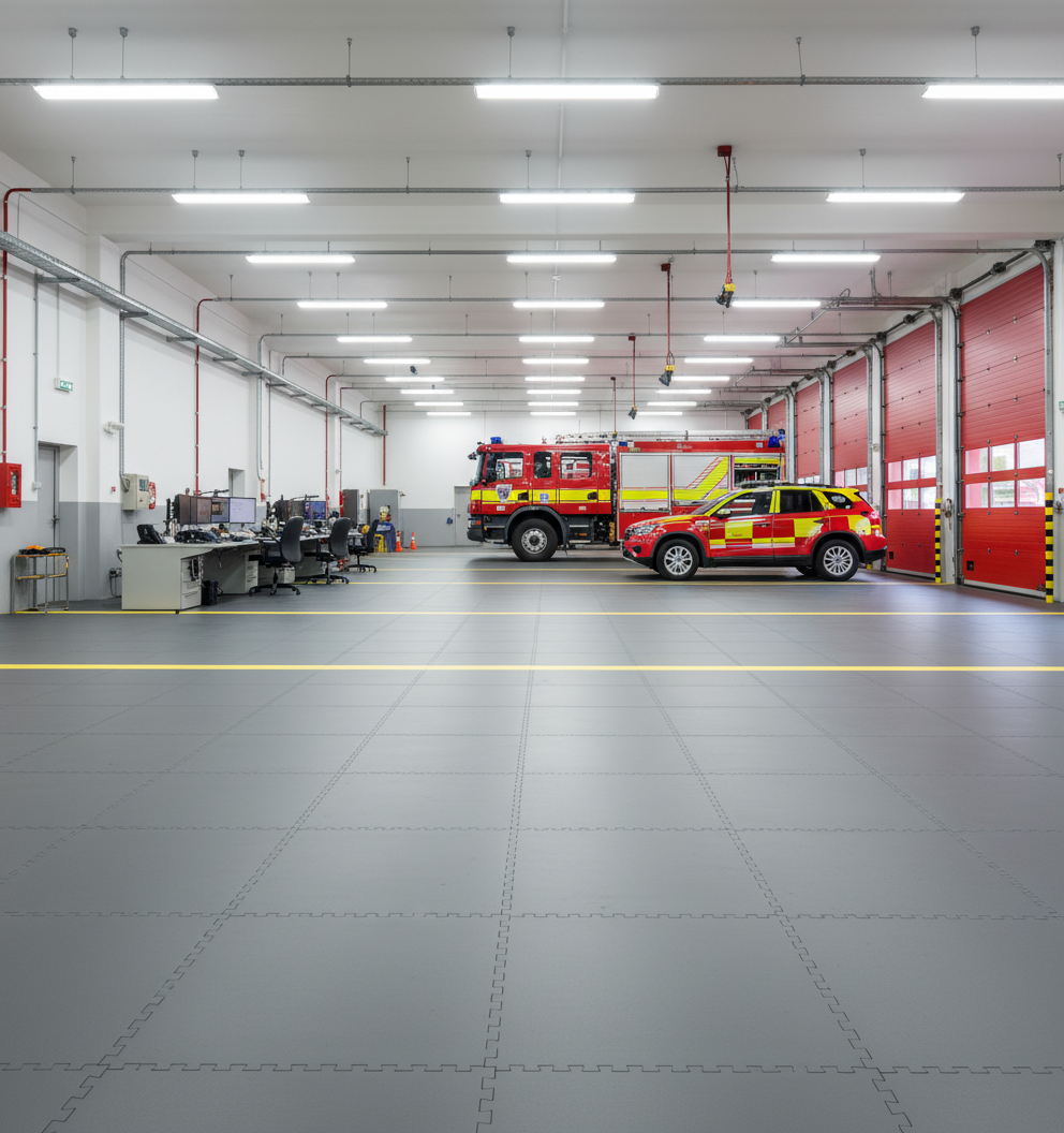 Fire Engine Bay Flooring - Appliance Weight Rated