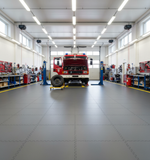 Fire Station Floor Tiles - Decontamination Compatible