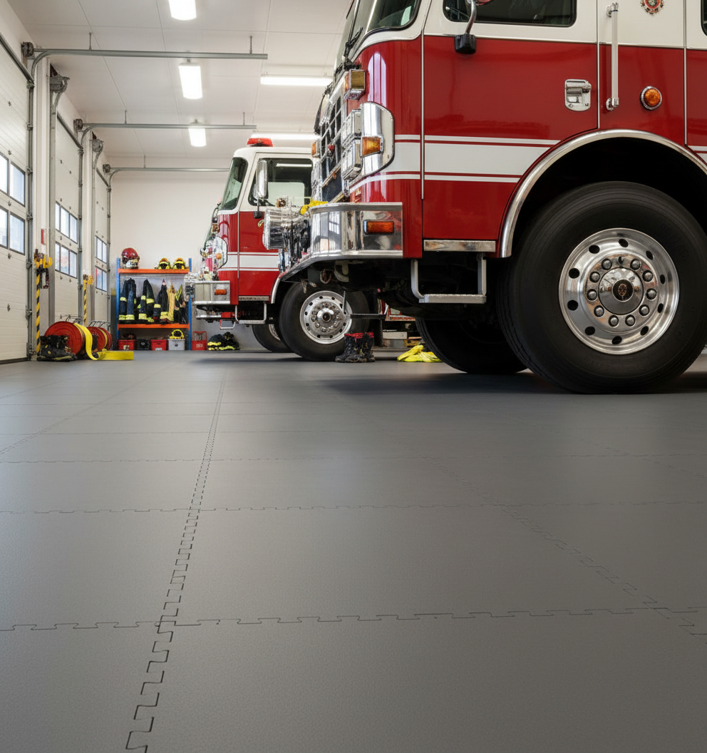 Emergency Services Flooring - Rapid Deployment Areas