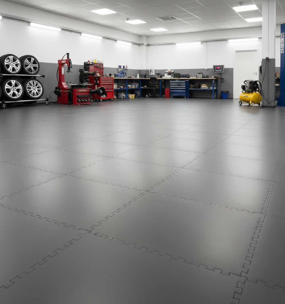 Engineering Workshop Floor Tiles - Machine Shop Grade