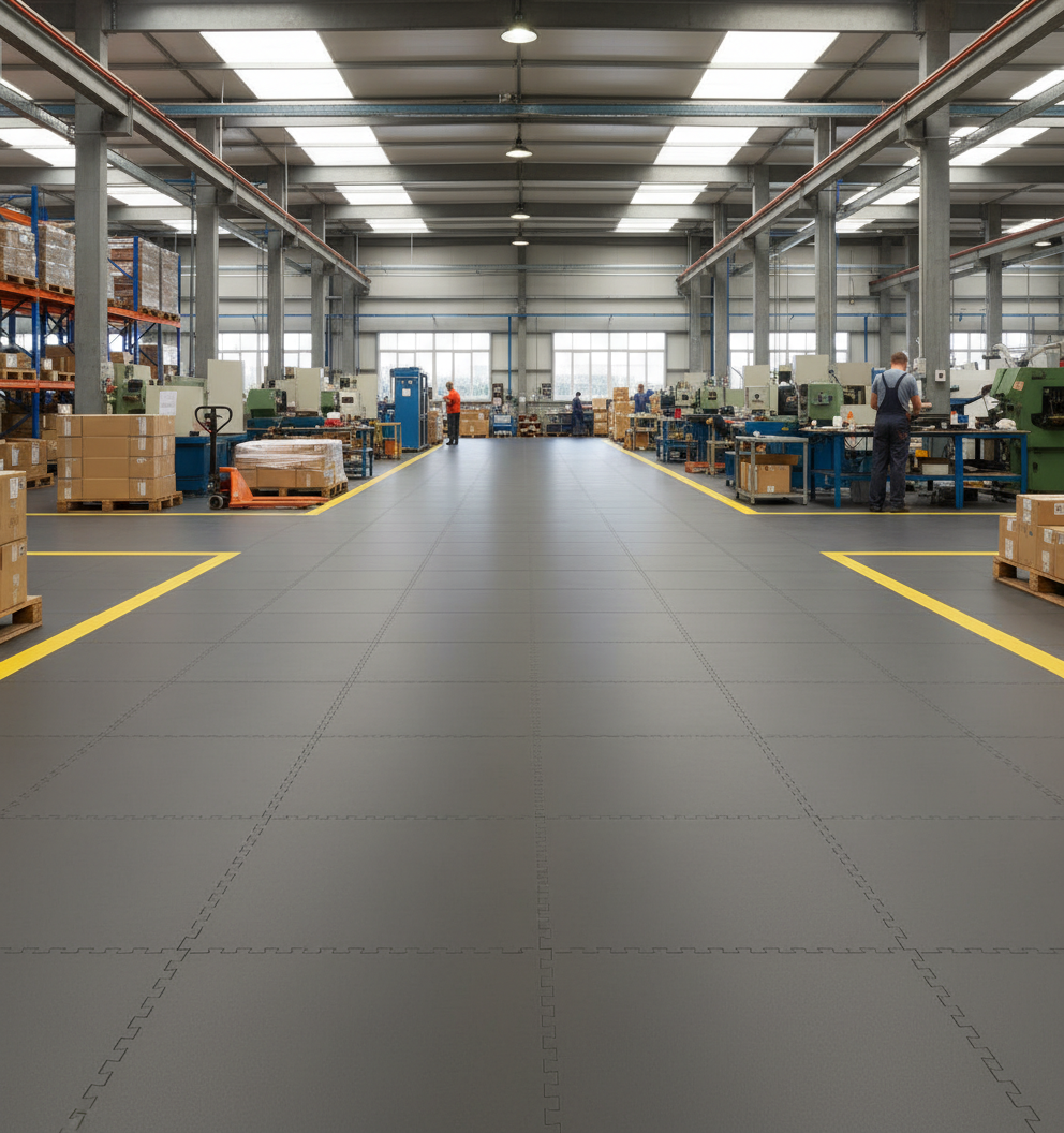 Heavy-Duty Floor Tiles - Epoxy-Level Performance
