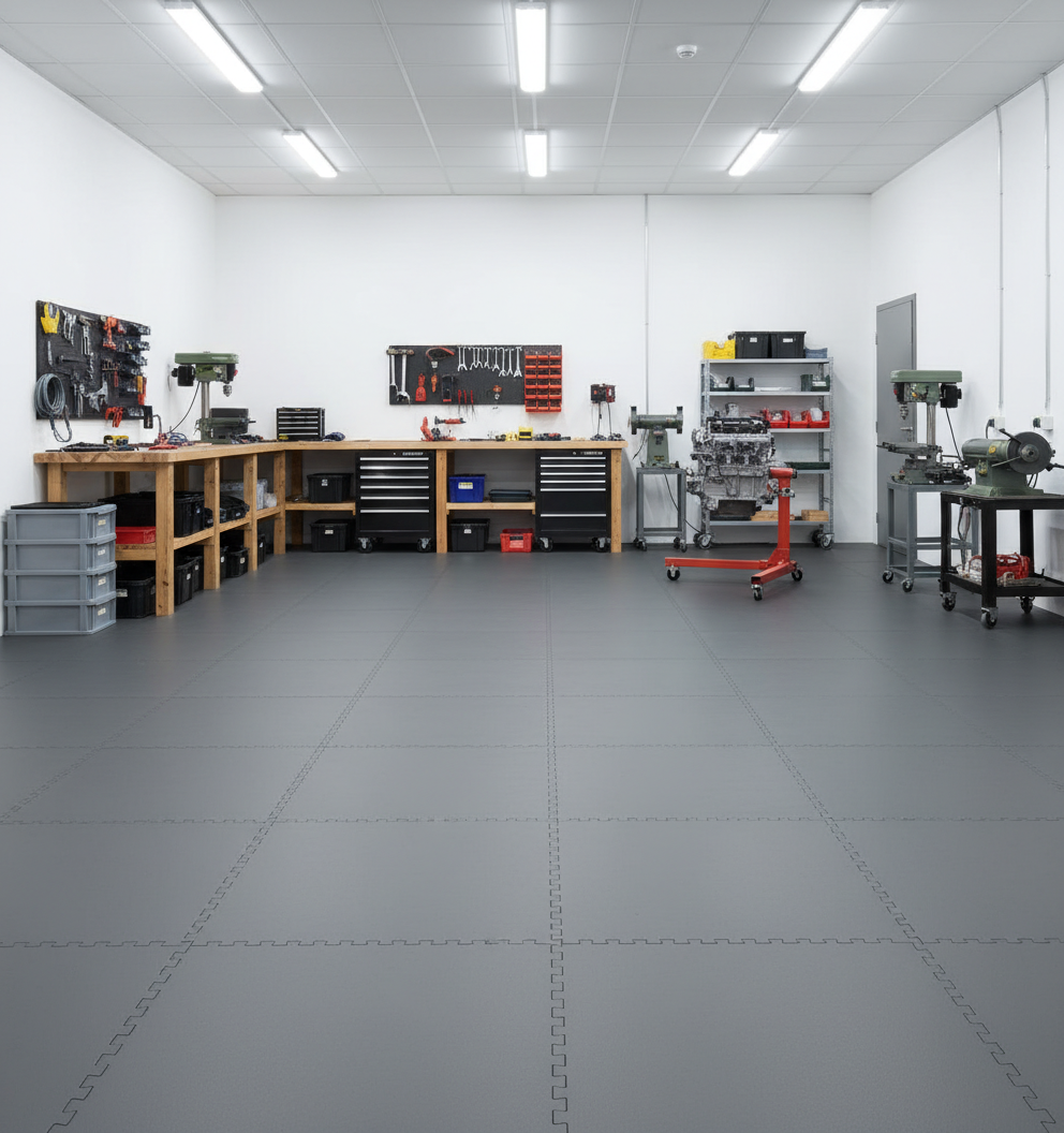 Industrial Floor Tiles vs Epoxy - Better ROI