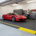 Vehicle Testing Centre Flooring - Professional Appearance installed in home garage setting