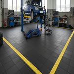 Warehouse Flooring for Heavy Traffic - Pick Zone Grade installed in home garage setting